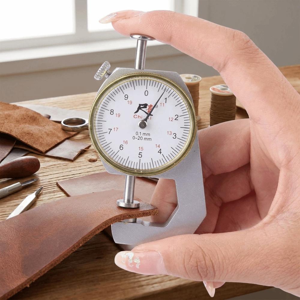High Precision Thickness Tester Round Dial Measuring Tool Mechanical Dial Caliper Hollow Pipe