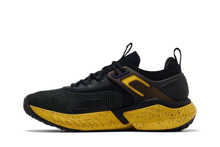Men's Sneakers Under Armour Project Rock 5 Black Adam Black/Gold