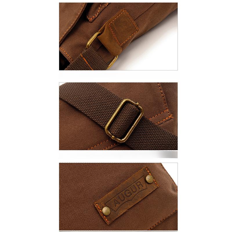 Холщовая сумка Винтажная сумка-мессенджер Бренд Деловая Повседневная Дорожная сумка-портфель Одноплечевая сумка Унисекс Сумка через плечо Мужская