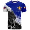 New 3D The Flag Of Philippines Printed T Shirt The Philippines Coat Of Arms Spiritual Totem Graphic T-shirts For Men Vintage Top