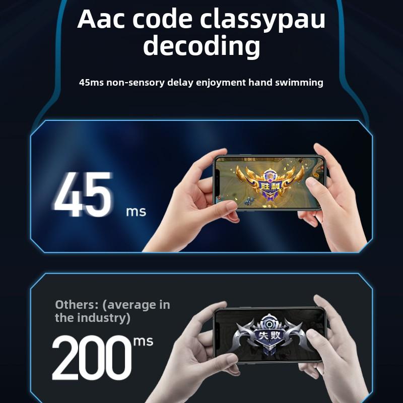 New Gaming Headset P30 Non-inductive Delay TWS Bluetooth Headset In-ear Cool Technology