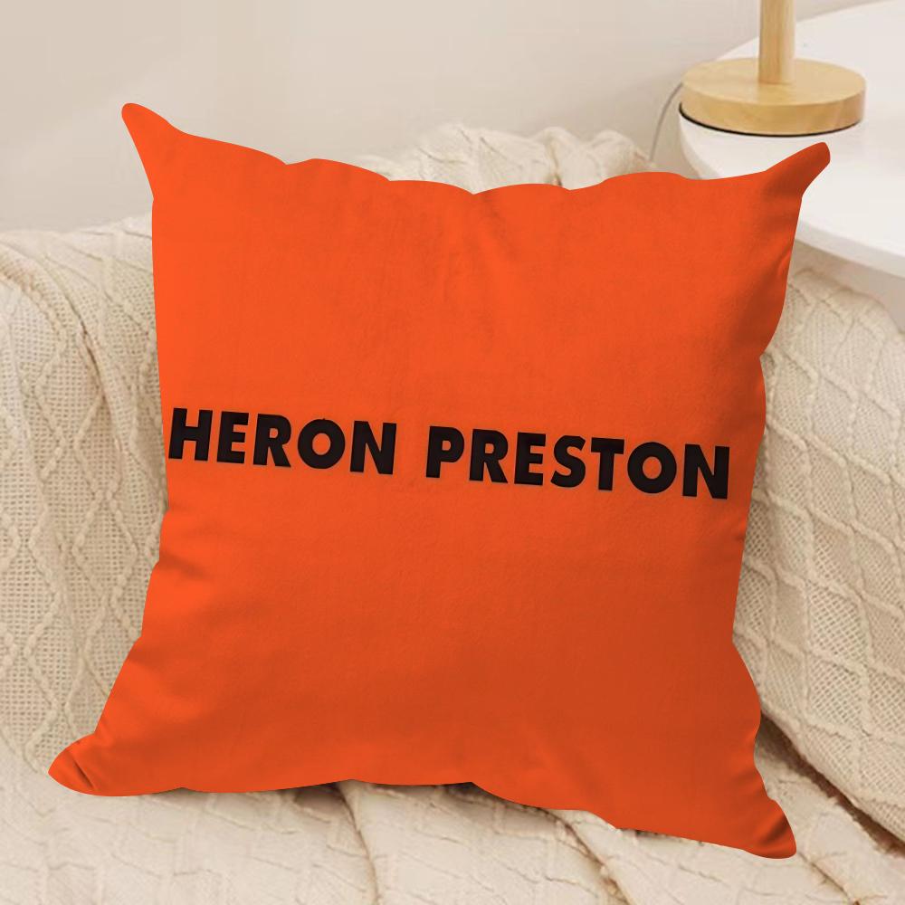 Brand H-Heron Preston Cushion Cover Soft Plush Fabric Double-Sided Printed Sofa Cushion Cover for All Seasons Home Decor Gift
