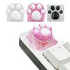 Lovely Cat Claw Resin Keycap for Mechanical Keyboard with Backlights Computer Keyboard Keycaps Replaces