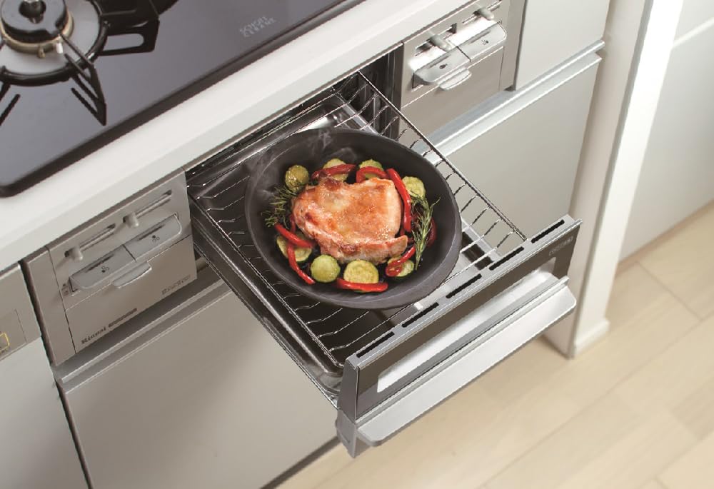 Ishigaki Керамическая круглая тарелка Grill Master с крышкой, 3767, черная