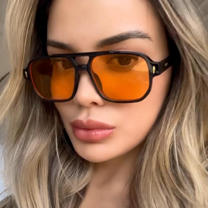 New Fashion Sunglasses Pilot Rice Nail Small Frame Polygonal Women Retro Frame Sun Glasses Men Decorative Outdoor Eyewear Uv400