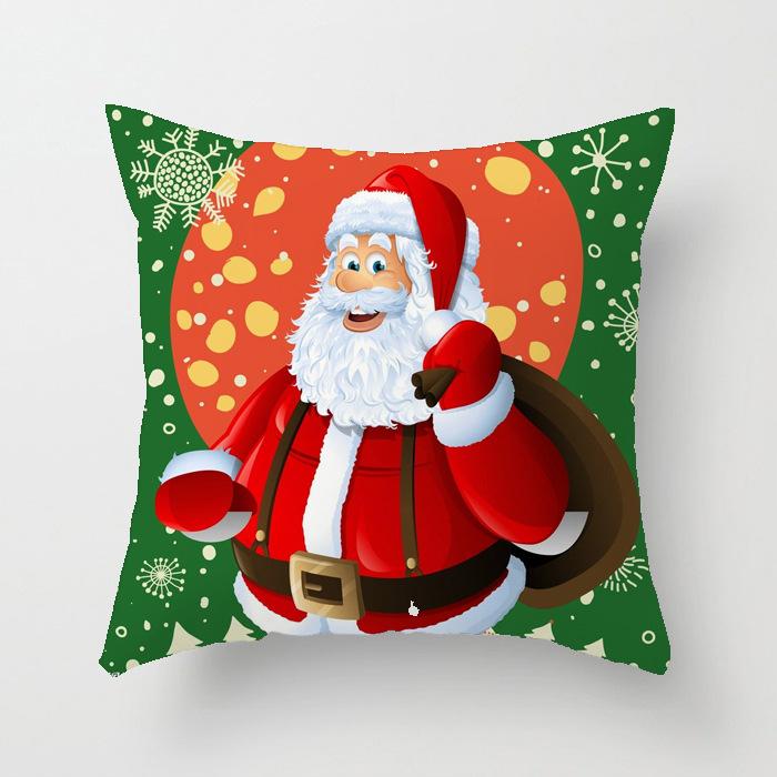 40/45/50/60cm Christmas Cushion Cover Christmas Ornament Home Christmas New Year Gift Pillow Case