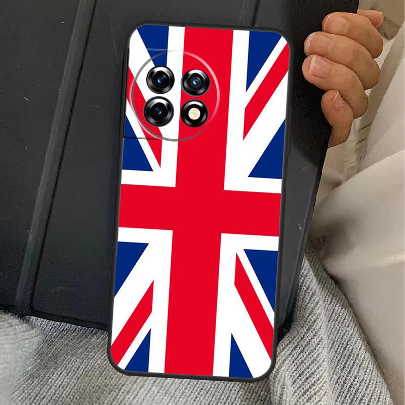 Англия Британский UK Флаг Юнион Джек Чехол Для OnePlus 13T 10T 8T 10R 12R 13R 15 13 12 11 10 9 Nord CE 5 2 3 4 Lite N20 N30 Обложка