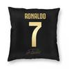 CR7 Cristiano Ronaldo Pillowcase Polyester Printed Zip Decor Pillow Case Sofa Seater Cushion Cover