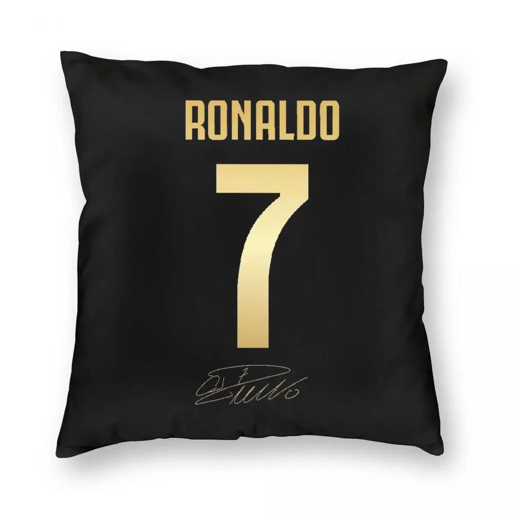 CR7 Cristiano Ronaldo Pillowcase Polyester Printed Zip Decor Pillow Case Sofa Seater Cushion Cover