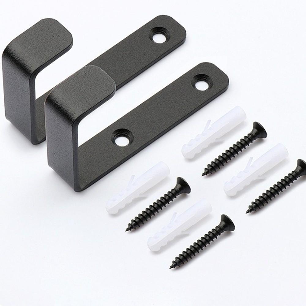 5 шт./комплект Металлические крючки для вешалки с винтами Одинарные крючки-когти Настенные крючки Многоцелевой Экономия места Вешалка для одежды