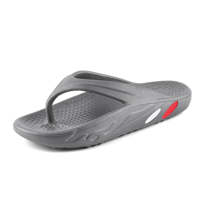 Модные летние тапочки большого размера для молодежи, мужские массажные нескользящие классные шлепанцы для улицы, дышащие сандалии с толстой подошвой