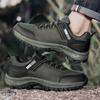 Fashion Men Autumn Outdoor Mountaineering Thick Bottom High Quality Casual Sneaker Large Men's Anti Slip Leisure Versatile Hiking Shoes