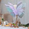 Artificial Butterfly Giant Gauze,Fake Butterfly Supplies,50cm,Mesh Mariage Decor Butterfly Wall Decor for Wedding Bedroom DIY