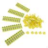 100Pcs/Set Sheep Cow Livestock Ear Number Tag 00 ( Yellow )