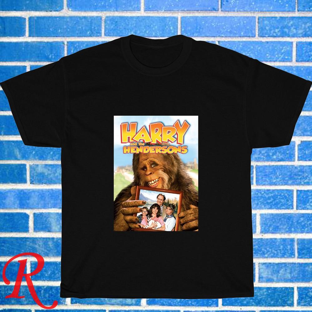 New! Bigfoot Harry And The Hender Black Grey Navy White Size S-5XL Unisex T-Shirt