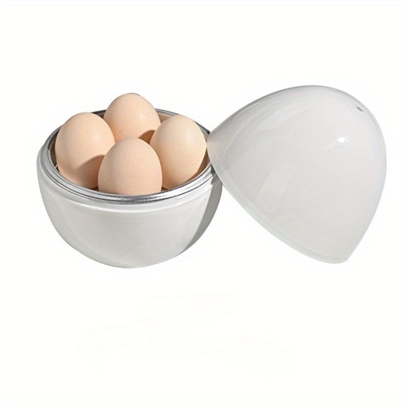 Microwave Egg Steamer Boiler Cooker 1/4 Eggs Capacity Easy Quick 5 Minutes Hard Or Soft Boiled Kitchen Cooking Tools