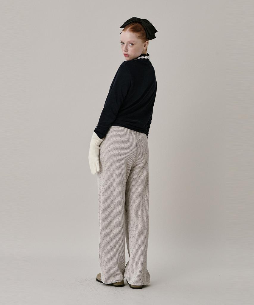 JUNEJUNE SPACE 24 Two Tone Velour Pants_Ivory (24 Two Tone Velour Pants_Ivory)