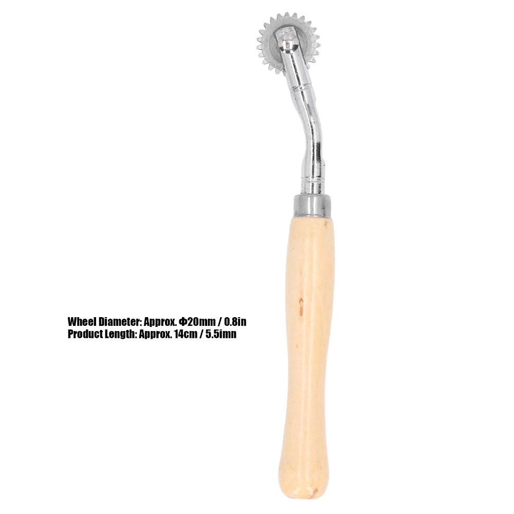 2PCS Smooth Rolling Design Tracing Wheel Tool Perforator Tool DIY Sewing Tracing Wheel For Leather