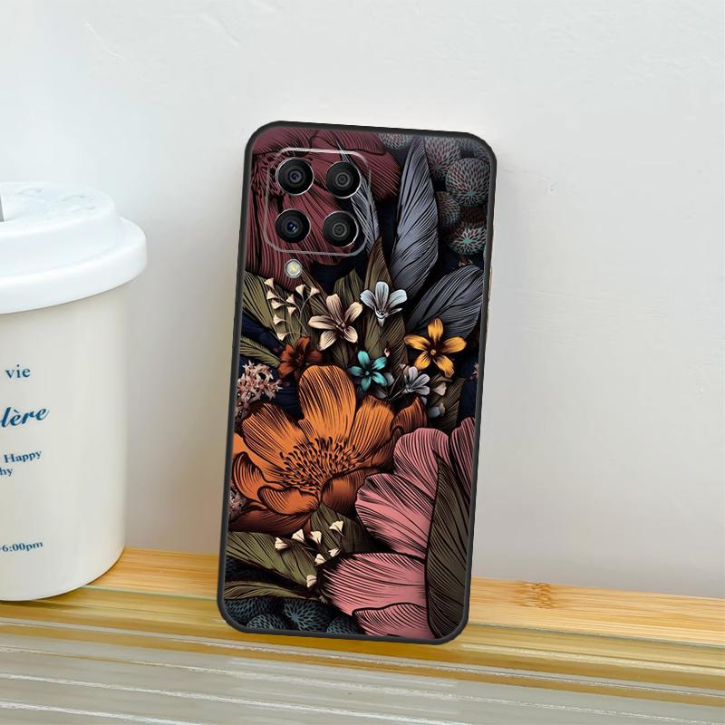 Чехол с рисунком Цветы Природа Листья Для Samsung Galaxy M21 M31 M11 M13 M54 M34 M14 M56 M36 M16 M53 M32 M52 M35 M55 M15 M06
