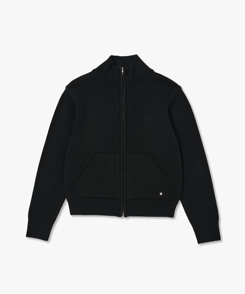 PLAC WOMEN High-Neck Zip-Up Knit_4 Colors