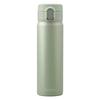 IRIS OHYAMA Water Stainless Steel Mug Spout for Easy Easy To Wash Vacuum Keeps for 6 Pale Green Bottle, 500ml, Bottle, One-touch, One-handed Unlock,