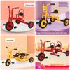 Double Seater Children's Tricycle for Early Childhood - Outdoor Kids Pedal Toy