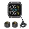 ЖК-цифровой дисплей Мотоциклетная TPMS Система контроля давления в шинах Монитор шин Универсальный Аварийный сигнал температуры шин