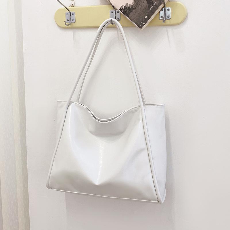 Новая мягкая кожаная сумка-тоут большой емкости с нишевым дизайном для ручного использования, женская сумка через плечо для поездок на работу и обратно