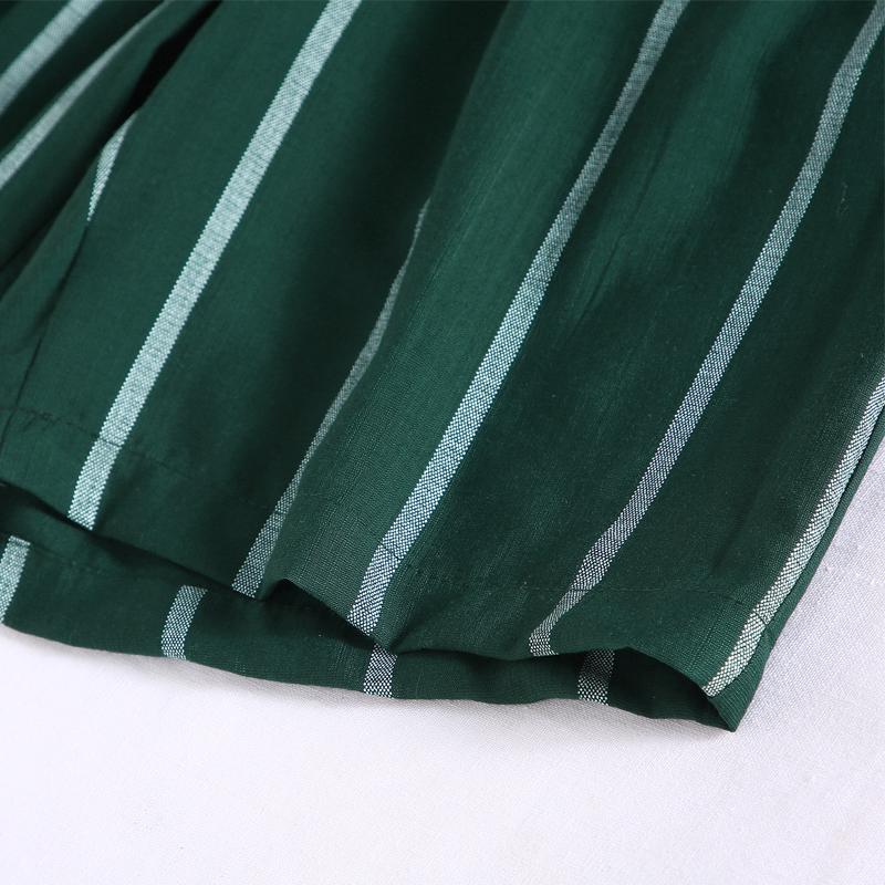 Мужские летние шорты, повседневные модные шорты в полоску с эластичной резинкой на талии больших размеров для мужской одежды