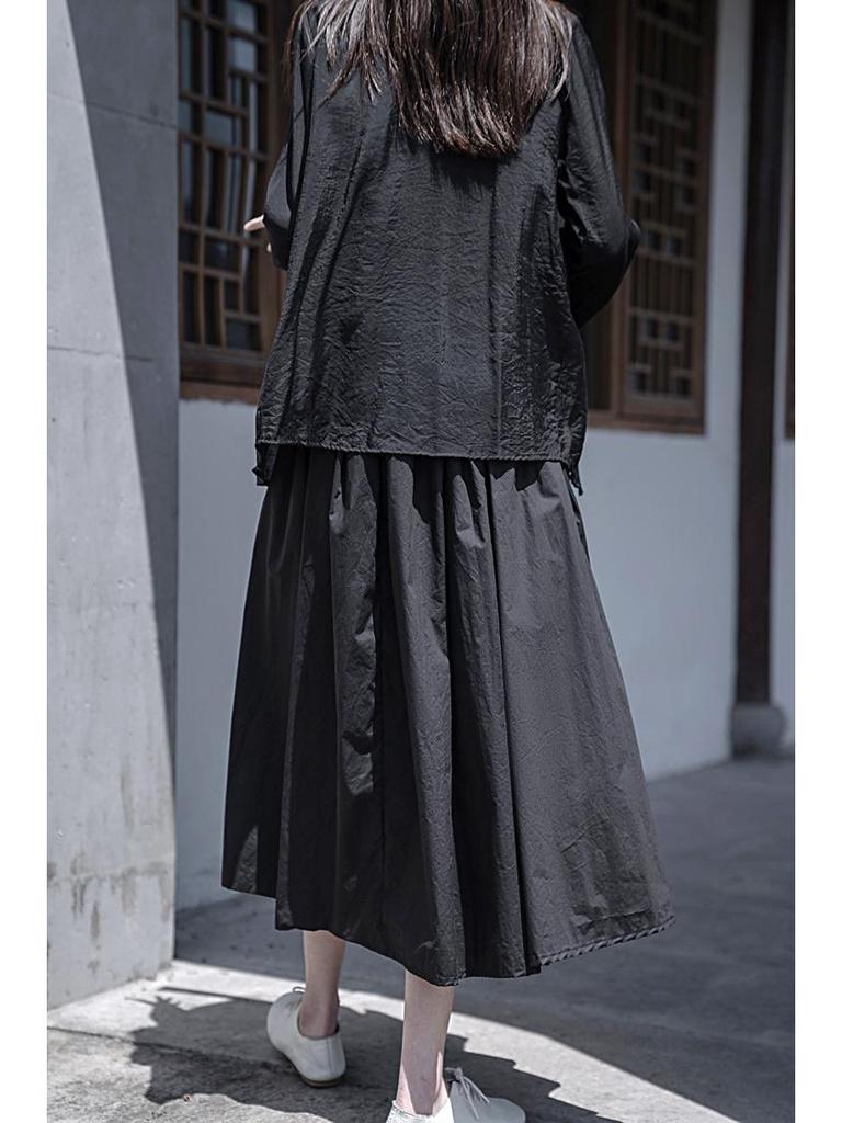 Heavy-Duty Patchwork Yarn Puffy Skirt - 2 Colors