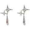 Серьги Water Drop Starlight Серьги Annual Tide Niche Design Серьги Femininity Atmospheric Серьги-клипсы