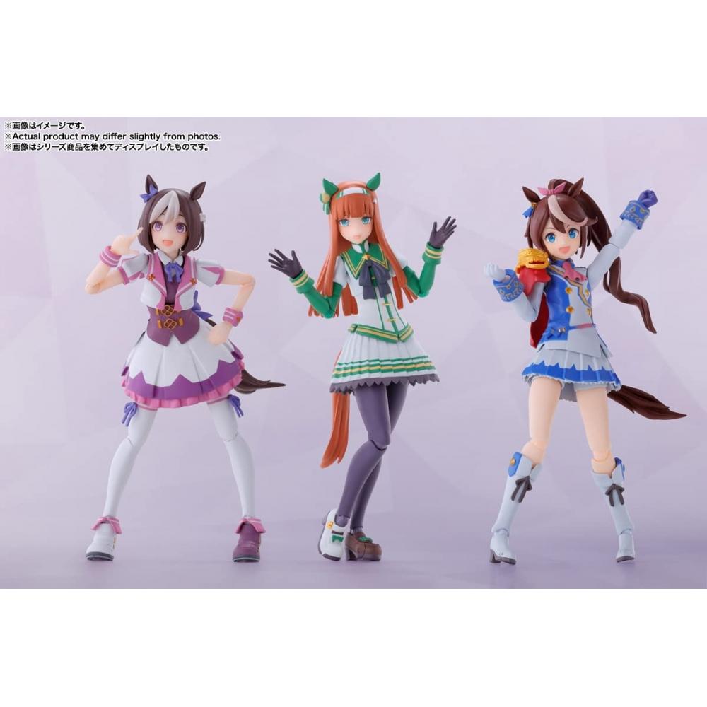 SHFiguarts Uma Musume Pretty Derby Silence Suzuka примерно 134 мм, окрашенная подвижная фигурка из АБС и ПВХ