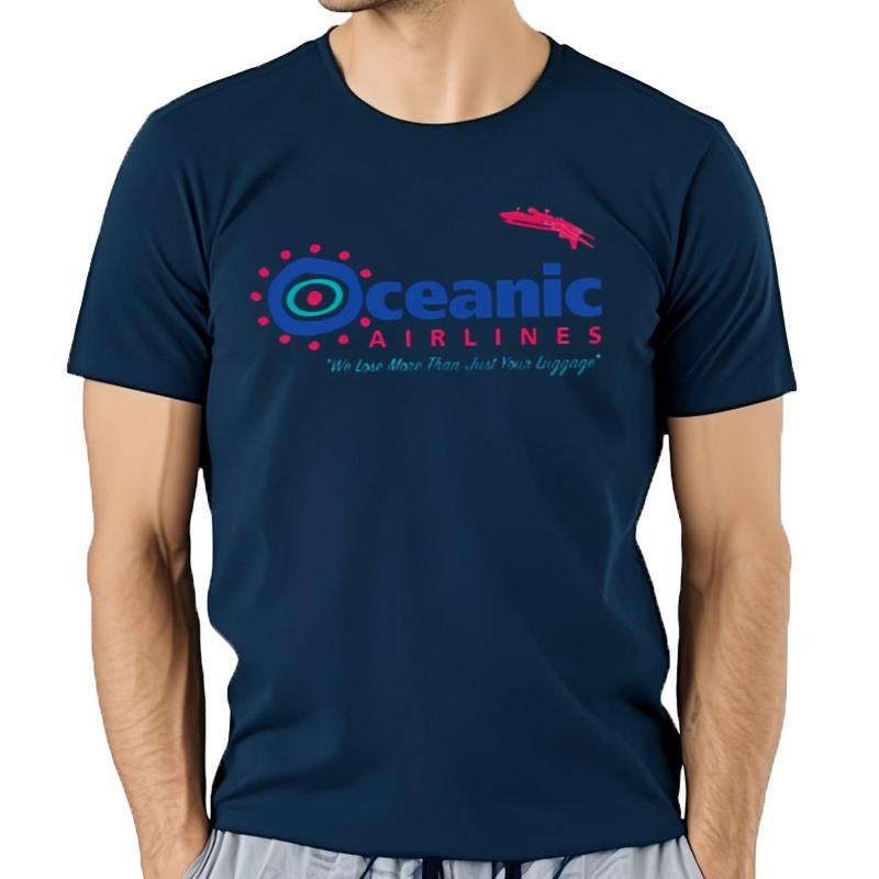 Oceanic Airlinestshirt Col Rond Pour Homme Haut Unisexches Courtes Imprim Fantaisie Cool Vteunisexts Pour Homme