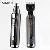 Rechargeable Electric Nose Ear Hair Trimmer Eyebrow Beard Shaving Cutter Clipper EU Plug