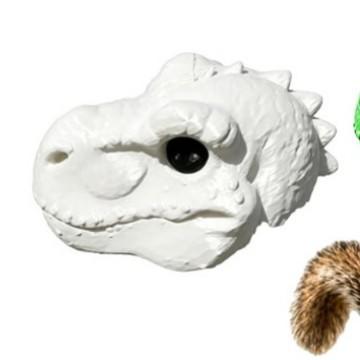 Голова Динозавра Белка Кормушка Забавная Подвесная T-Rex Белка Кормушки Для Улицы Заднего Двора Патио Сада Наружный Двор Декор Коробка