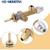 Low Pressure LPG Propane Gas Fireplace Fire Pit Flame Failure Safety Control Valve Kit with Igniter Assembly Fire Pit Igniter, Push Button Ignition