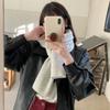 Simple Winter Cashmere Scarf Solid Color Women Scarves Shawl Casual Wool Knitted Scarf  Gifts