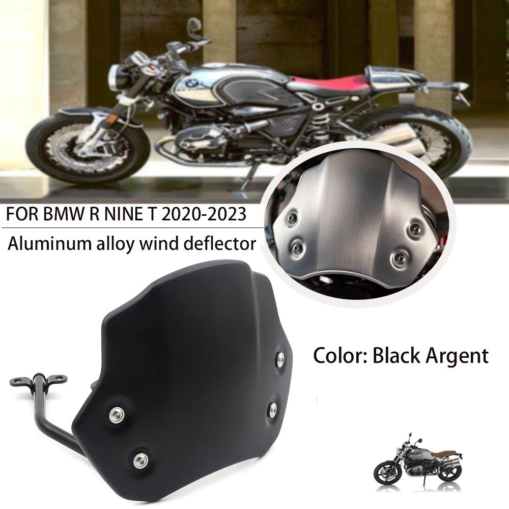 Motorcycle Windshield For BMW R NINET NINET RNINE T 9 T 2014-2025 Racer Pure Urban Scrambler Aluminum Wind Deflector Windscreen