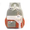 Color Blocked Childrens Backpack With Plush Pendant For School And Outings