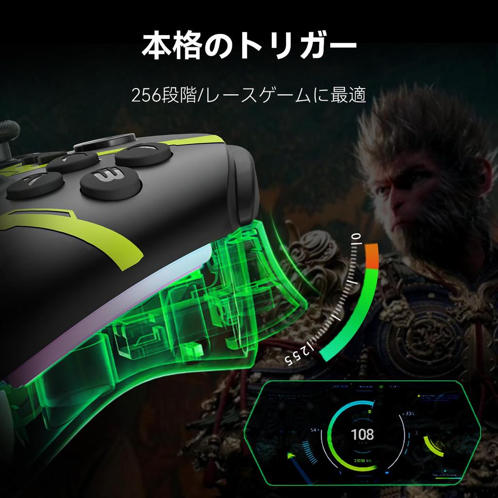 Игровой контроллер MINISFORUM MGP01 для разъема № 1000 мАч Высокий, В комплекте специальное приложение, Поддержка ПК/iOS/Android/Switch, Bluetooth/Донгл/Проводное подключение,