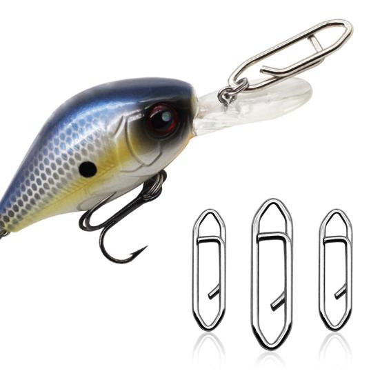 260 шт. Рыболовные скоростные застежки Ржавчиностойкие Высокопрочные Пресноводные Морские Из нержавеющей стали Скоростная застежка Быстросъемный соединитель Снасть