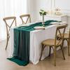 1PC/4PCS Chiffon Table Runner 30x300cm Sheer Romantic Table Runner for Wedding Birthday Party Bridal Shower Outdoor Decoration