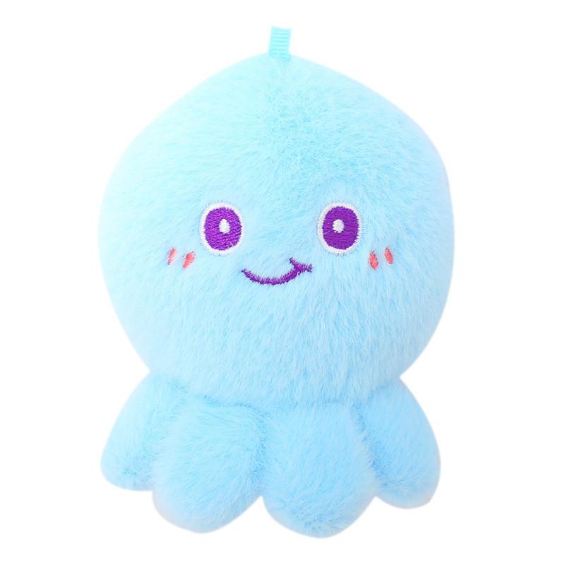 Восхитительный ассортимент плюшевых брелоков в виде морских животных, доступных в нескольких забавных цветах