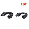 0° 45° 90° 180 Degree Internal Thread Rotatable Push Lock Hose End Fitting AN4 AN6 AN8 AN10 AN12 Push-on Hose Connector