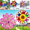 Home Garden DIY Wind Spinners Layout Pinwheels Toys Plastic Wind Spinners Colorful Animal Windmills