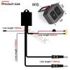 12V Flash Relay Cable Car Motorcycle LED Fog Lights Wire Harness On/Off Remote Control Switch Fog Lamp Spotlights High Low Light