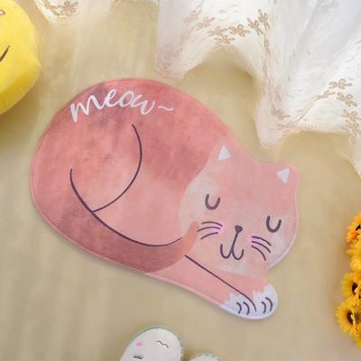 1 шт. Кофейный столик Впитывающий Нескользящий Имитация Спящего Кота Моющийся Кухонный Коврик Коврик для Ванной Комнаты Товары для Ванной Комнаты Коврик Придверный Коврик