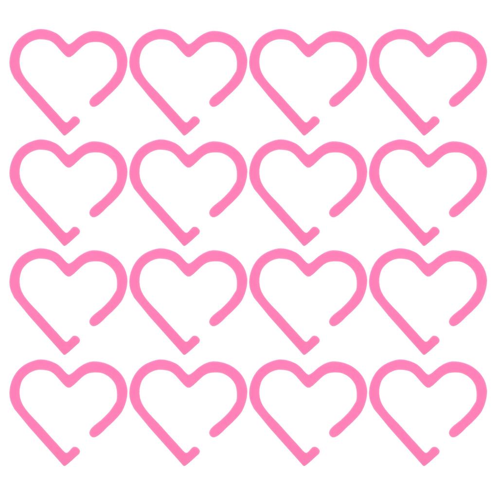 20Pcs Acrylic Heart Wine Glass Tags Hollow Drink Markers Reusable Cup Identifiers Party Wedding Bachelorette Birthday Gathering