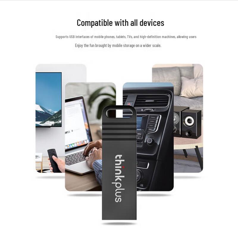 Lenovo Металлическая флешка USB 2.0 Thinkplus MU221