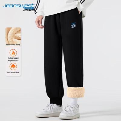 Мужские джоггеры JEANSWEST с флисовой подкладкой и манжетами